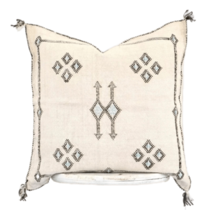 Handmade cactus silk Moroccan pillows