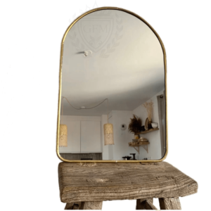 Gold Mirror, Brass Mirror, Arch Mirror, Handmade Mirro