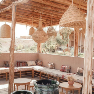 Handmade Seagrass Dome Ball Lamp Shades with Fringes | Boho Rattan Lighting