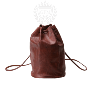 Moroccan Large Sized Mid Leather Backpack – 100% Premium Cowhide Leather