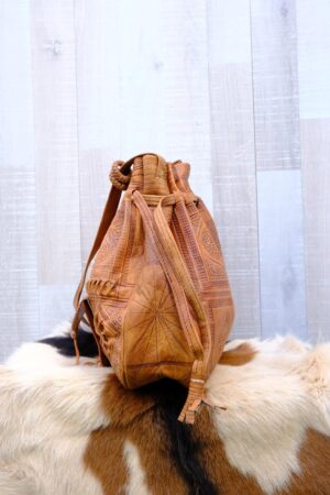 Moroccan leather bag