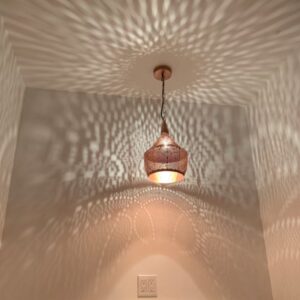 Ceiling light handmade 100% in brass