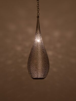 Beautiful moroccan hanging lamp in antique brass handmade with vitange style