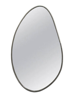 Antique Brass Asymmetrical Mirror – Irregular Wall Mirror, Bathroom Aesthetic Decor