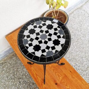 Outdoor Decor Table  Colorful Mosaic Table