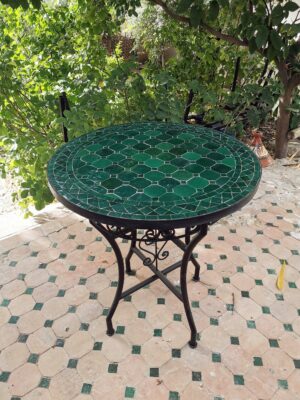 Moroccan mosaic table outdoor