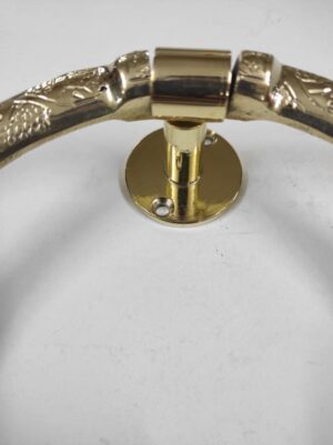 Handmade Solid Brass Towel Holder for Bathroom | Gold Bathroom Decor