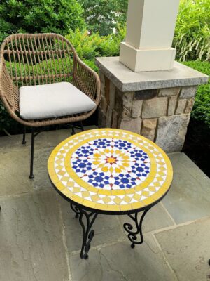 Mosaic Table  Zellige Coffee Table  outdoor