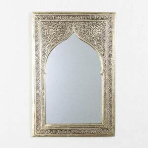 Moroccan Handmade Brass Wall Mirror – Decorative, Unique Gift, Bathroom,