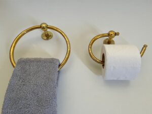 Brass Toilet Paper Holder – Antique Bathroom Accessory