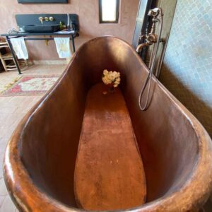 Antique Copper Bathtub | Copper Slipper Bath | Luxury Copper Baths
