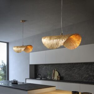 Italian Design Luxury Copper Ceiling Lamp – Decorative Lighting for Restaurant, Shop, and Bar