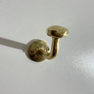 Unlacquered Brass Hooks For Wall, Handracfted Brass Bathroom Hooks,  Coat Hooks Rustic Wall Mounted