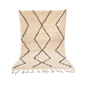 Contemporary Moroccan Rug – Handmade Berber Wool Rug – Custom Area Rug – Beni Ourain Living Room Rug