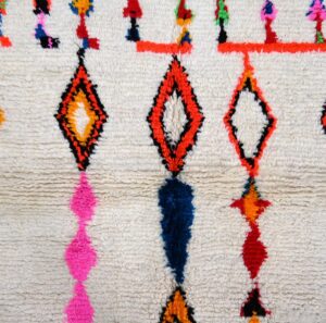 Custom Fabulous Boujad Rug – Authentic Moroccan Rug – Abstract Multicolored Carpet