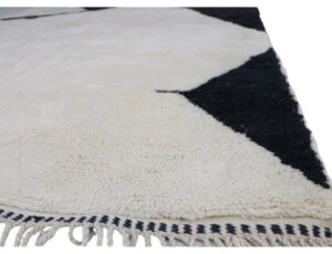 Handwoven Wool Carpet – Beni Ourain Style – Boho Teppich