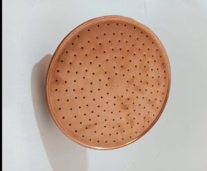 Rustic Copper Rain Shower Head | Handmade Round Showerhead | Unlacquered Solid Copper