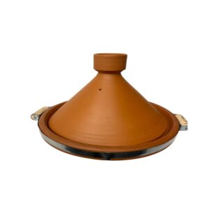 Authentic Fire-Ready Arabic Tagine: Premium Heat-Resistant Cookware for Exquisite Culinary Delights
