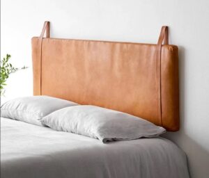 Genuine Leather Headboard , Wall Hang Cushion headboard