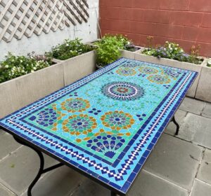 Outdoor tables Mosaic Table – Handmade For Outdoor & Indoor
